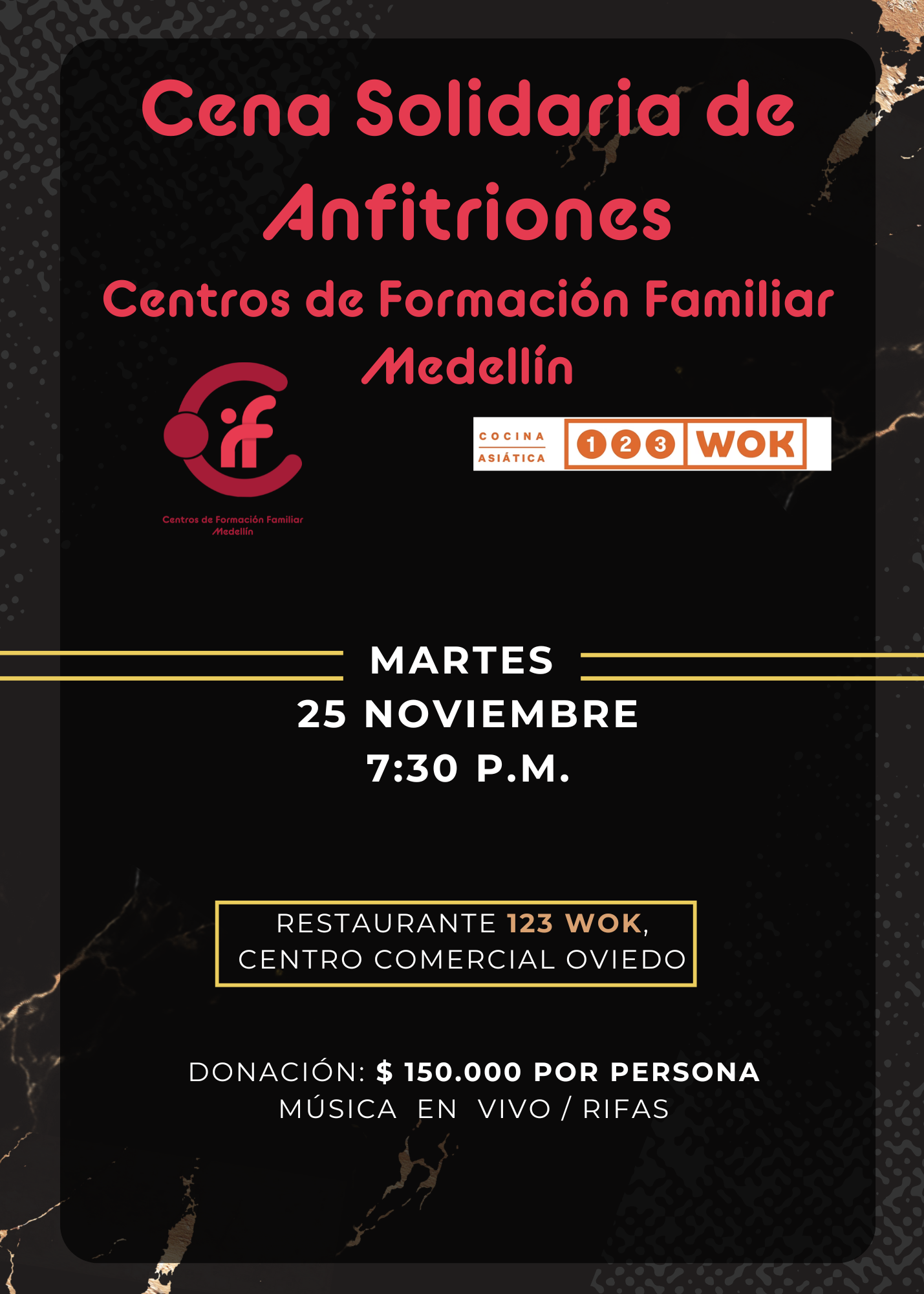 Cena solidaria de Anfitriones 2025